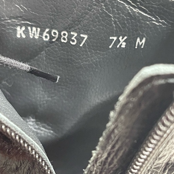 Stuart Weitzman Black melange ankle booties size 7.5M - Picture 12 of 12